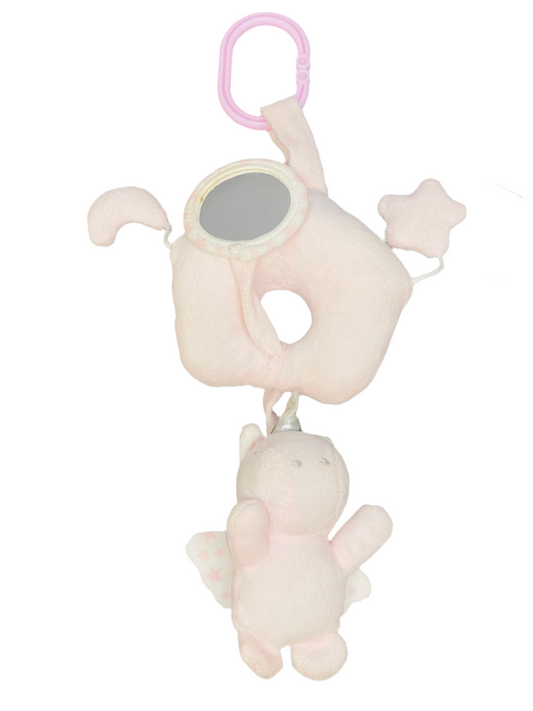 Pink Unicorn Baby Activity Toy