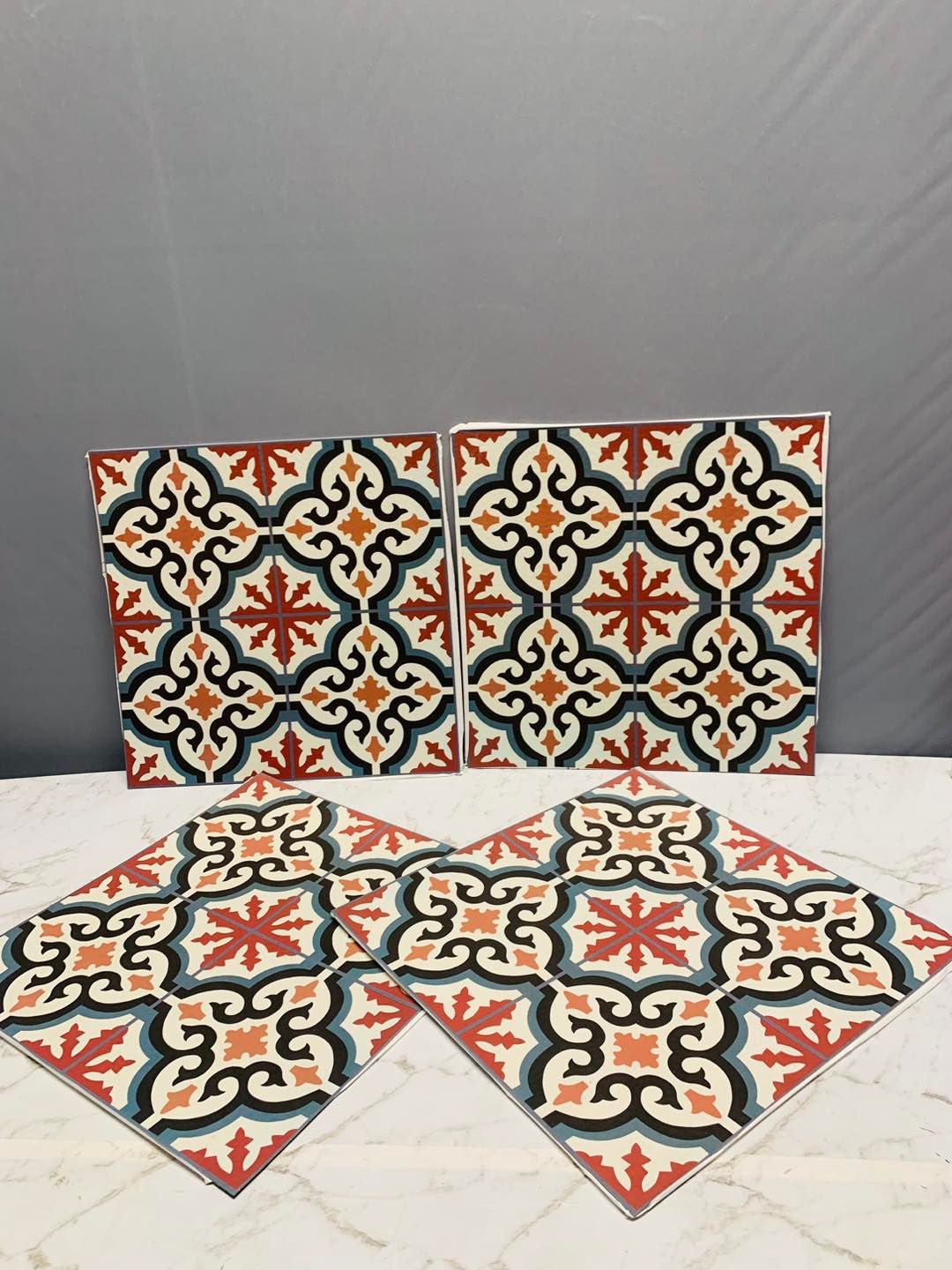 Kmart 4 Pack Vinyl Floor Tiles in Patterned