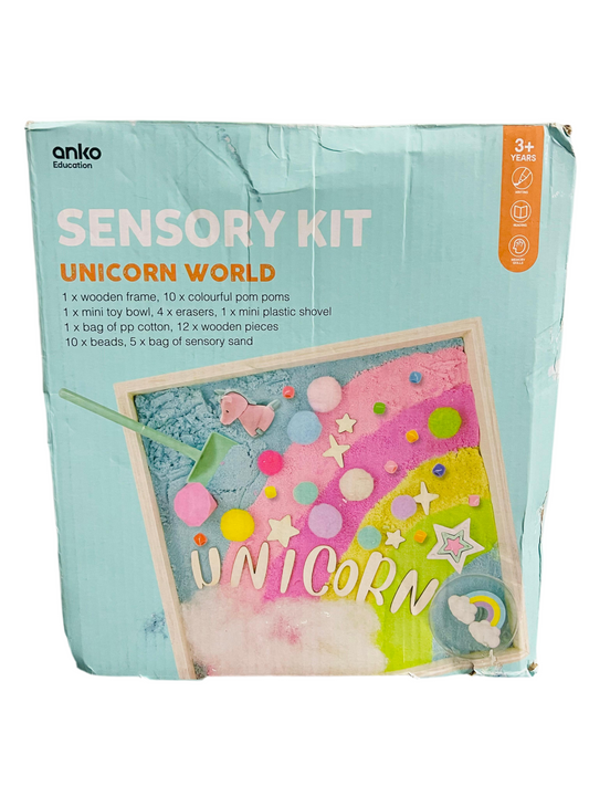 Anko Education Sensory Kit Unicorn World. (Erasers missing)
