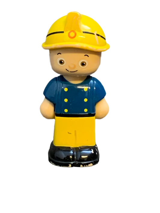 Construction worker figurine