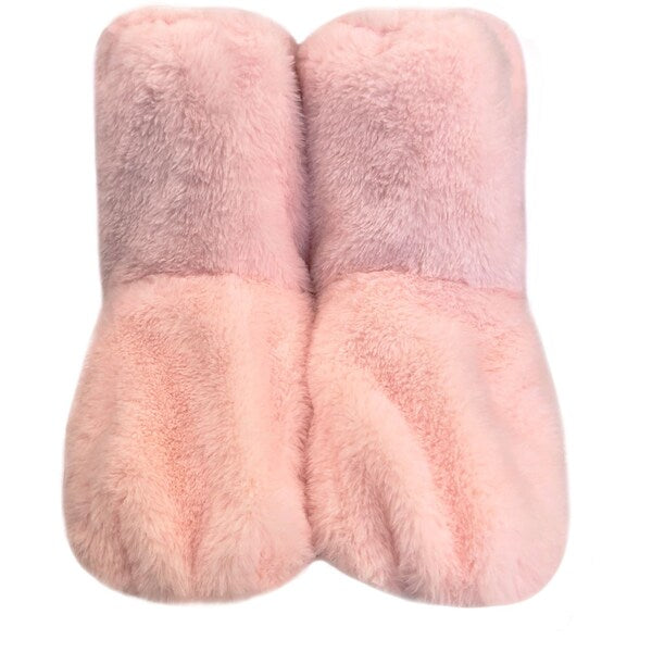 Feel good Microwavable Heat Up Slippers Pink. (new)