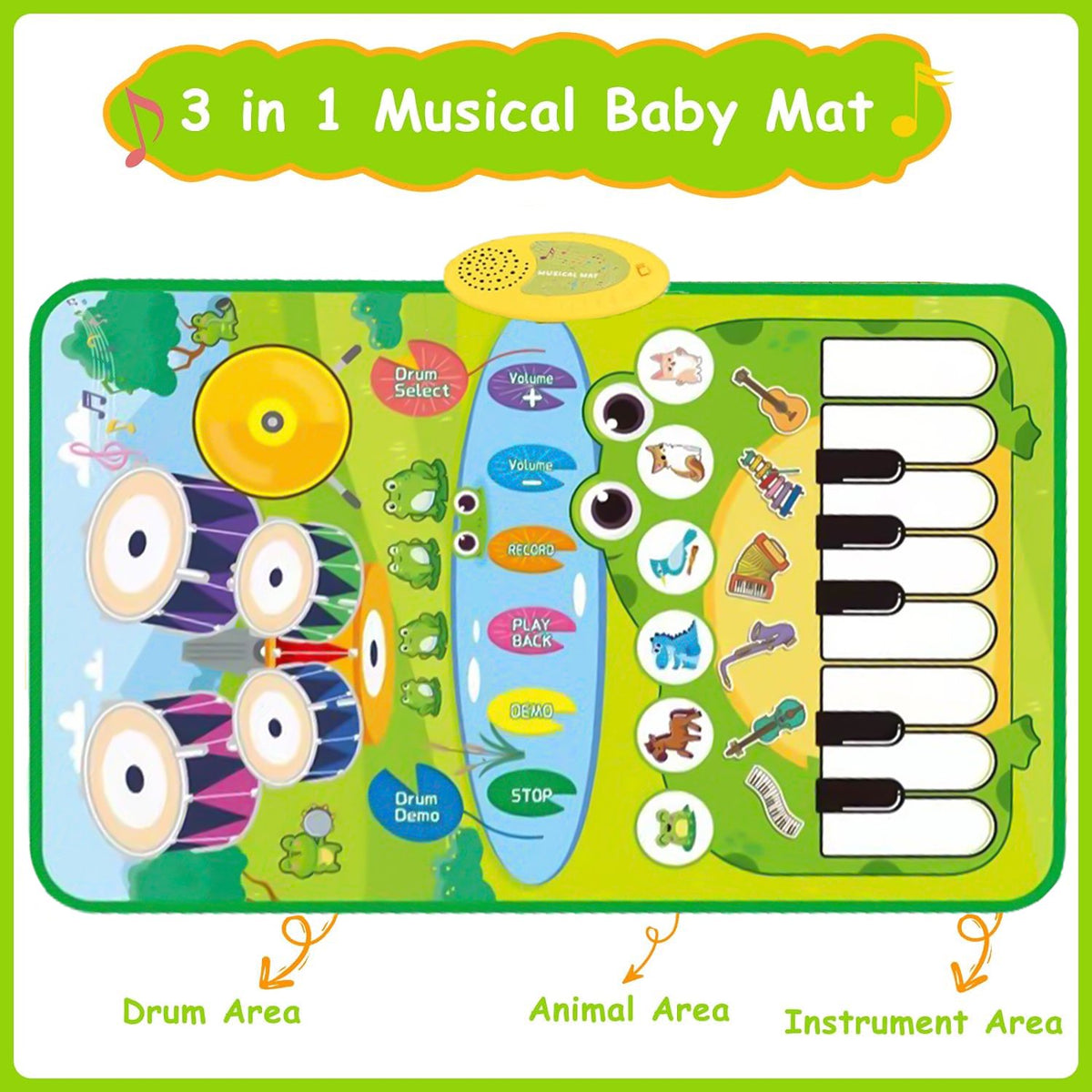 3-in-1 Children's Electronic Musical Play Mat. ( Rs 300 advance )