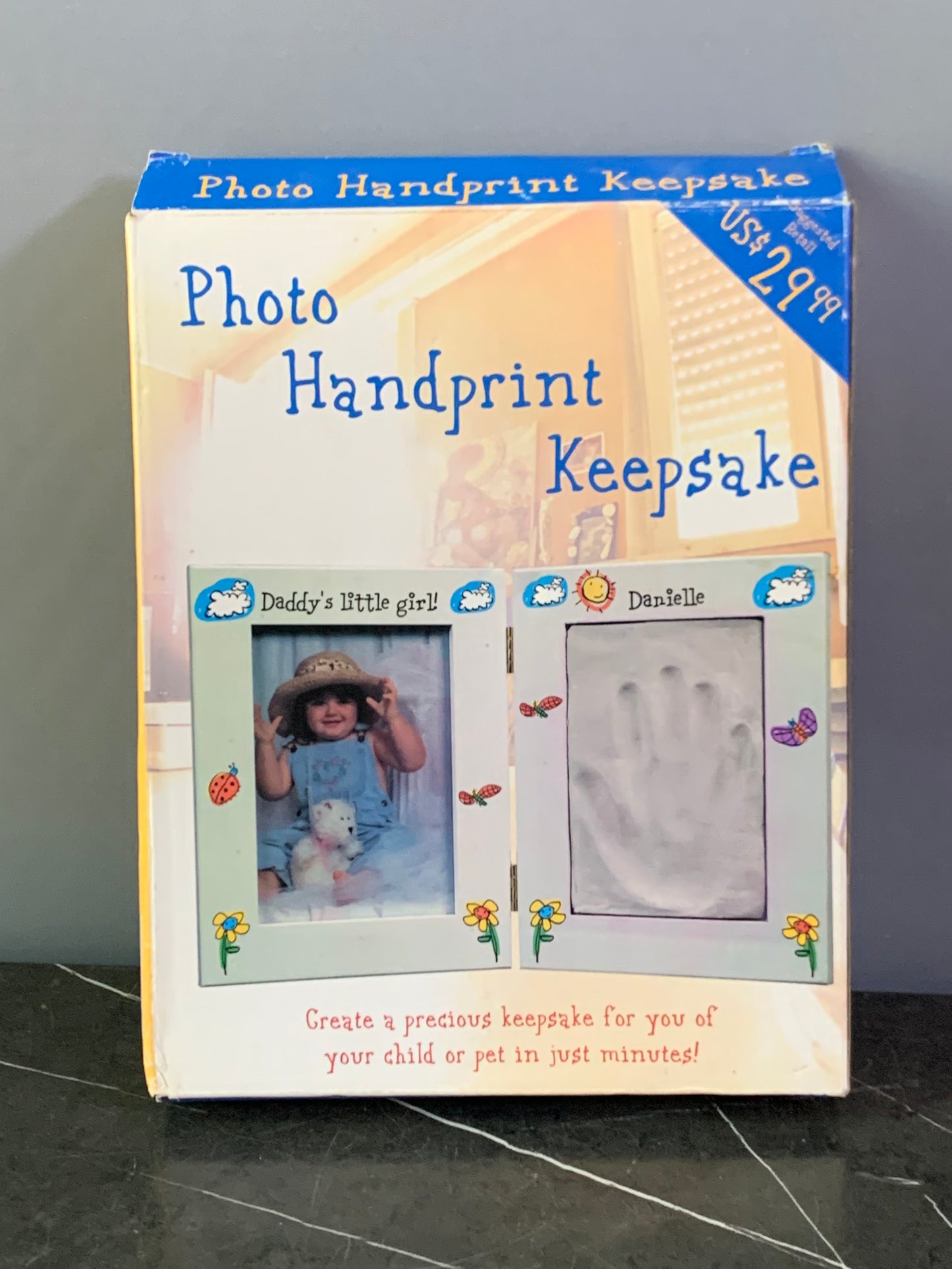 Photo Handprint Keepsake SKU:BXL-804 (New)