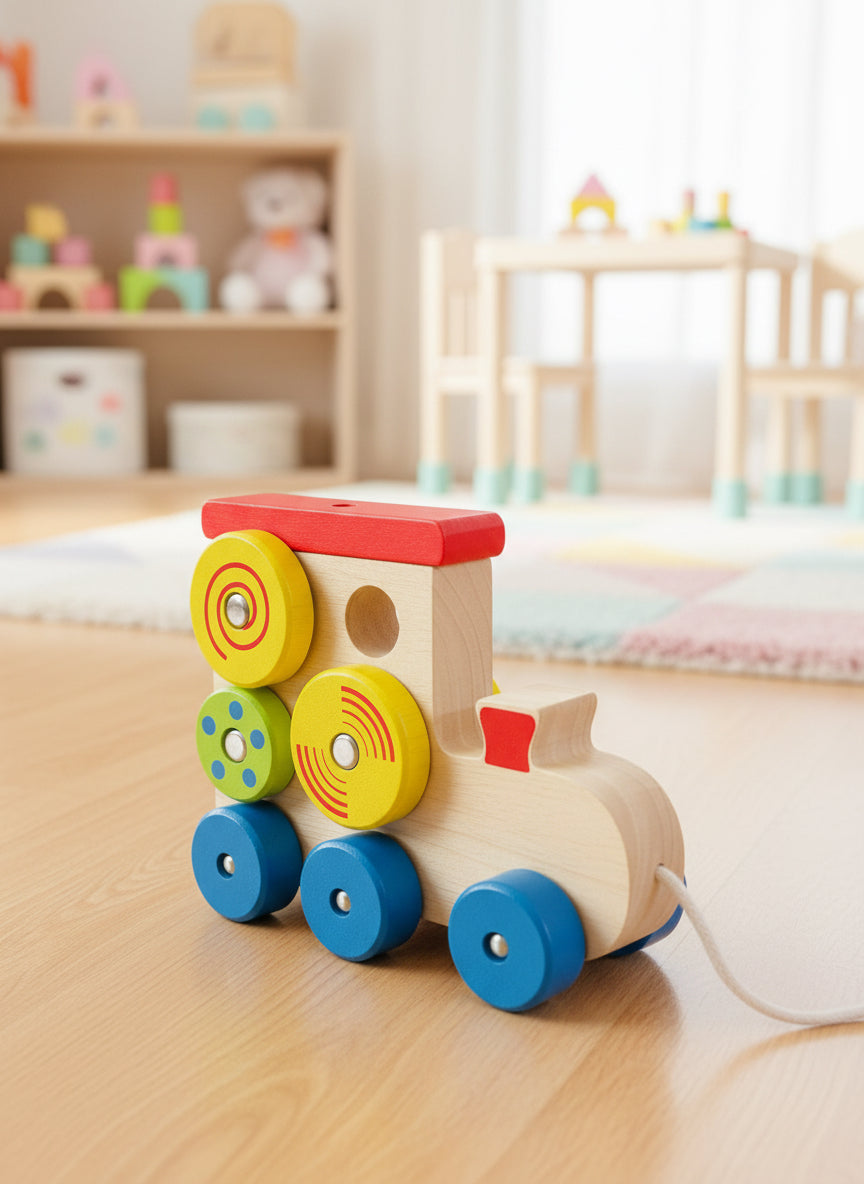 Kaper Kids Pull Along Train. SKU:BXL-006