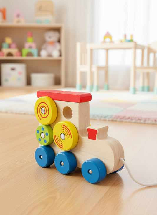 Kaper Kids Pull Along Train. SKU:BXL-006