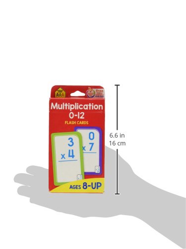 School Zone Multiplication 0 -12 Flash Cards
