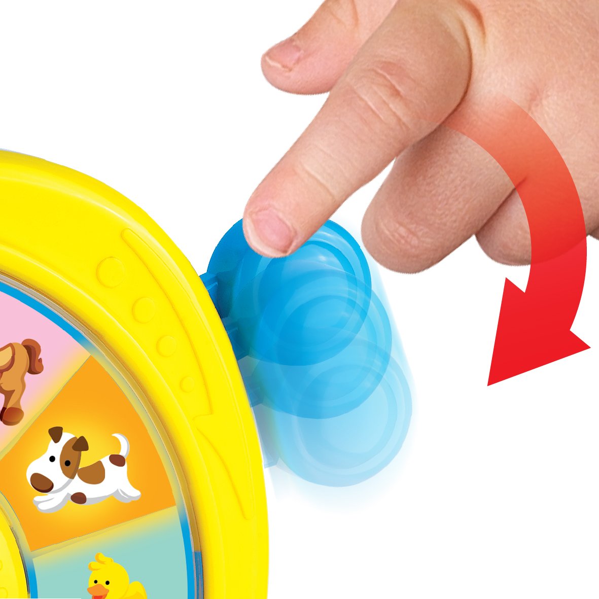 Happkid Preschool Spinning Learning School Bus