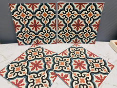 Kmart 4 Pack Vinyl Floor Tiles in Patterned