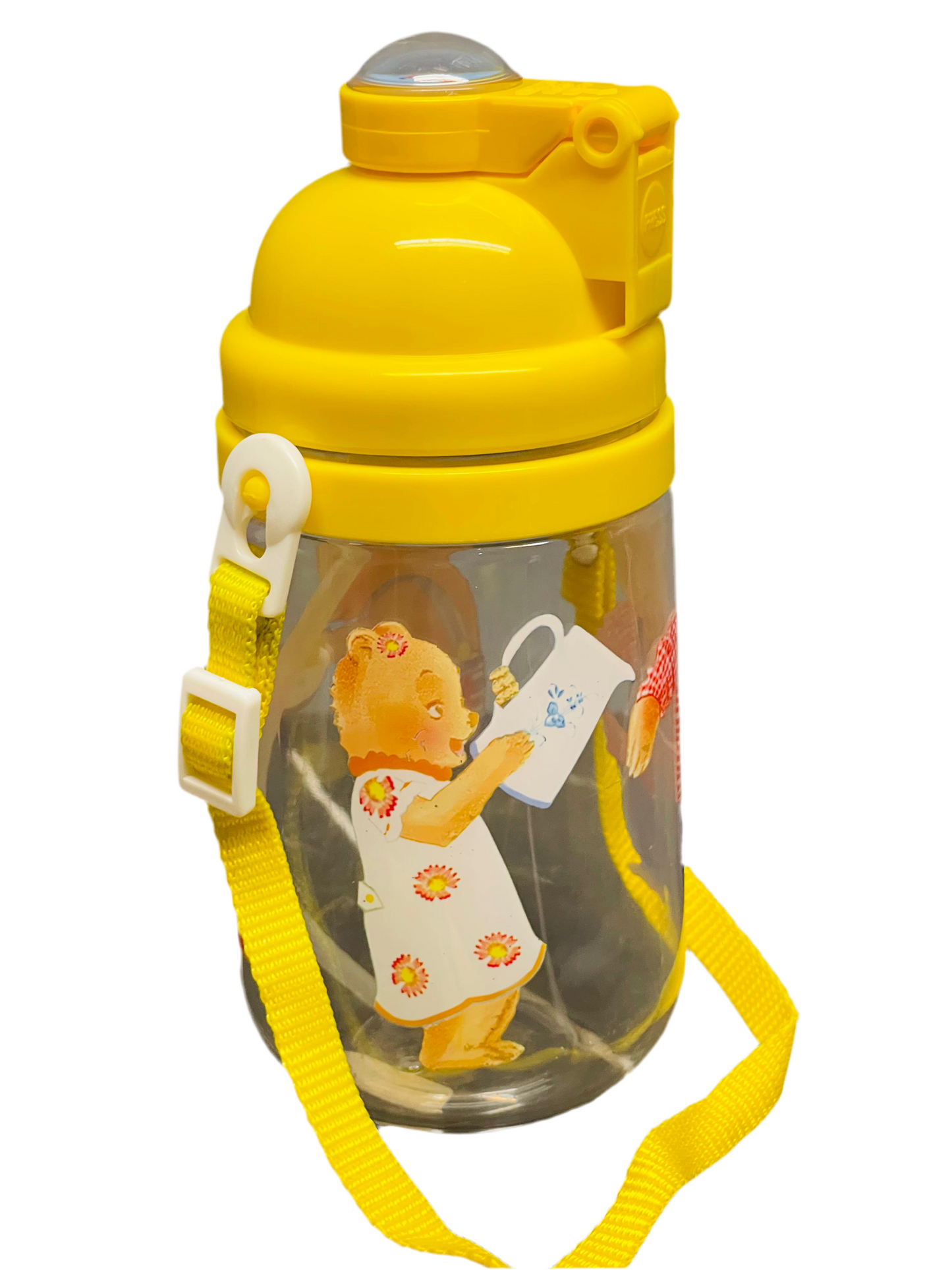 Kids' Character Water Bottle with Pop-Up Straw(NEW)