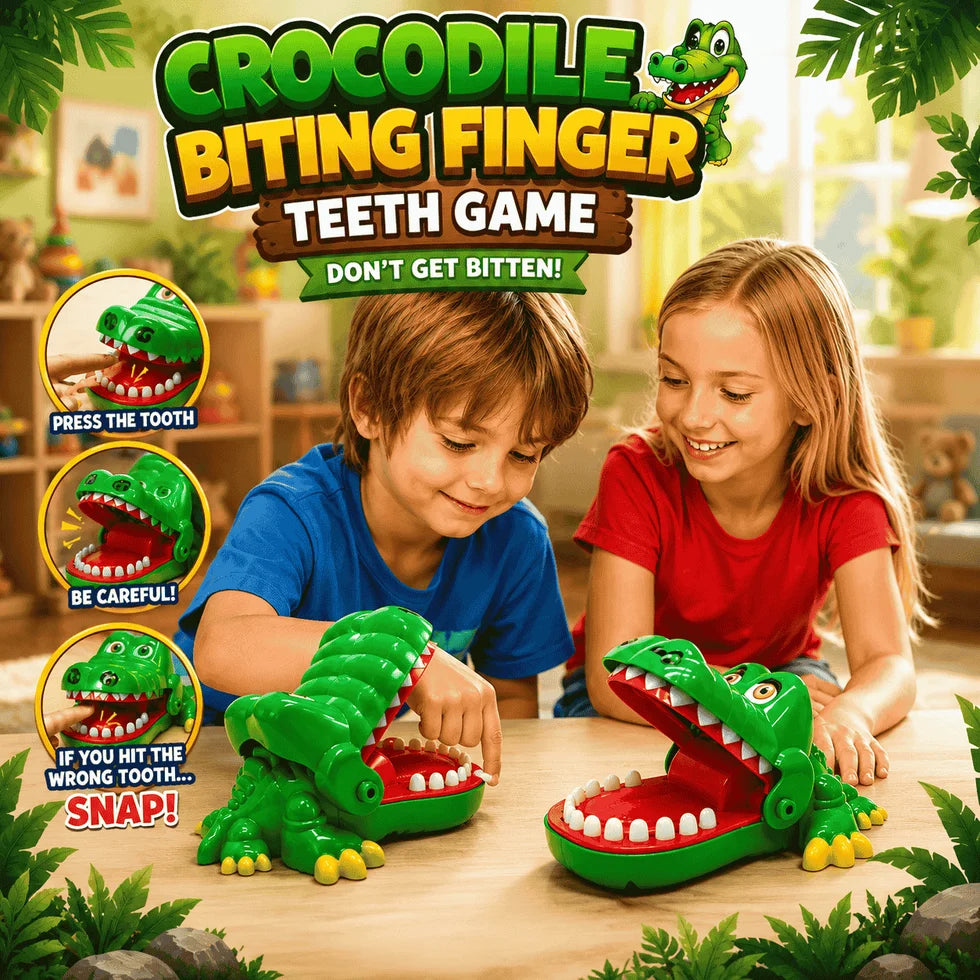 Crocodile Dentist Biting Finger Game. (Rs 200 advance)