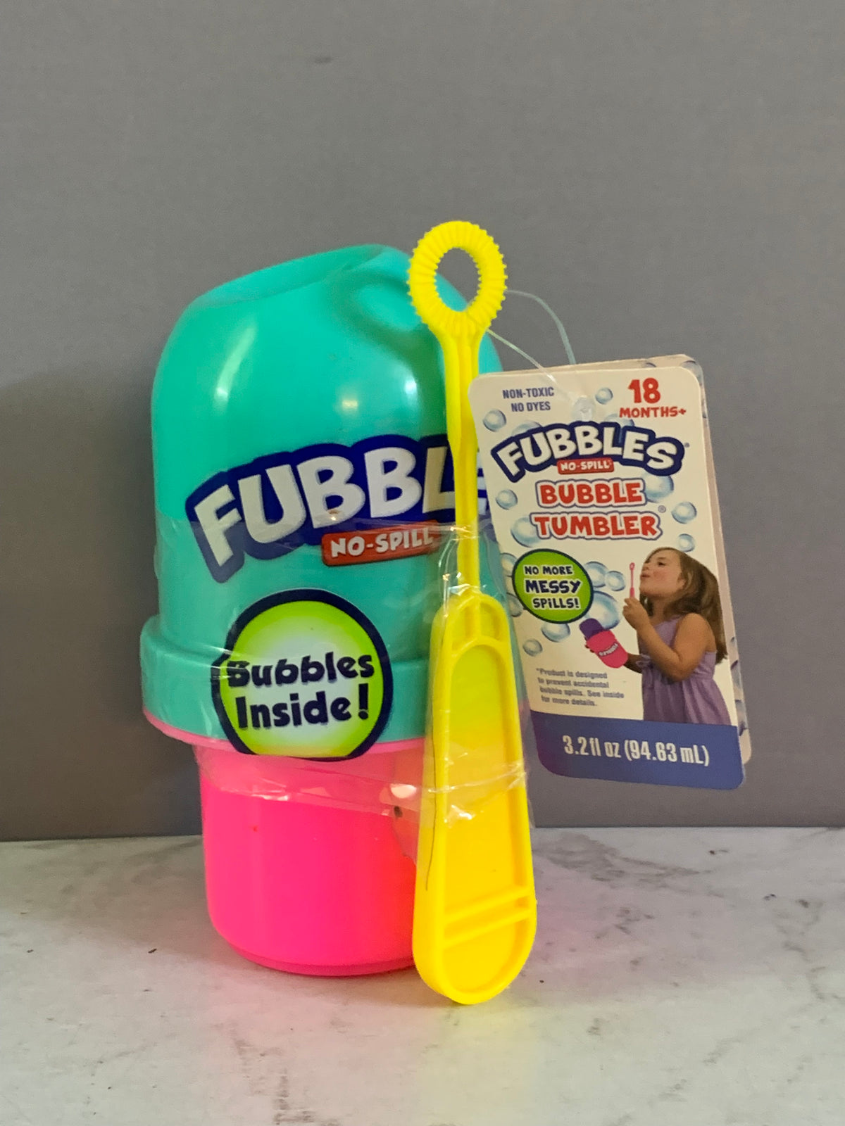 Little Kids Fubbles No-Spill Bubble Tumbler-Assorted colors (New)(Rs 350 advance)