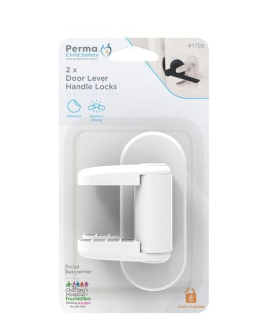Perma Child Safety Door Lever Handle Lock (New). SKU:BXL-075