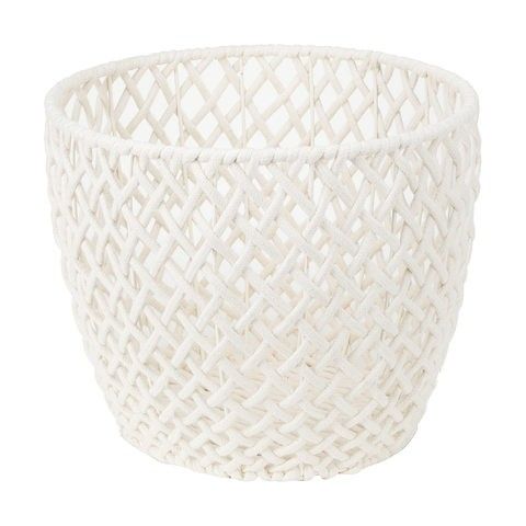 Kmart Round Woven Metallic Basket. (Rs 350 advance)