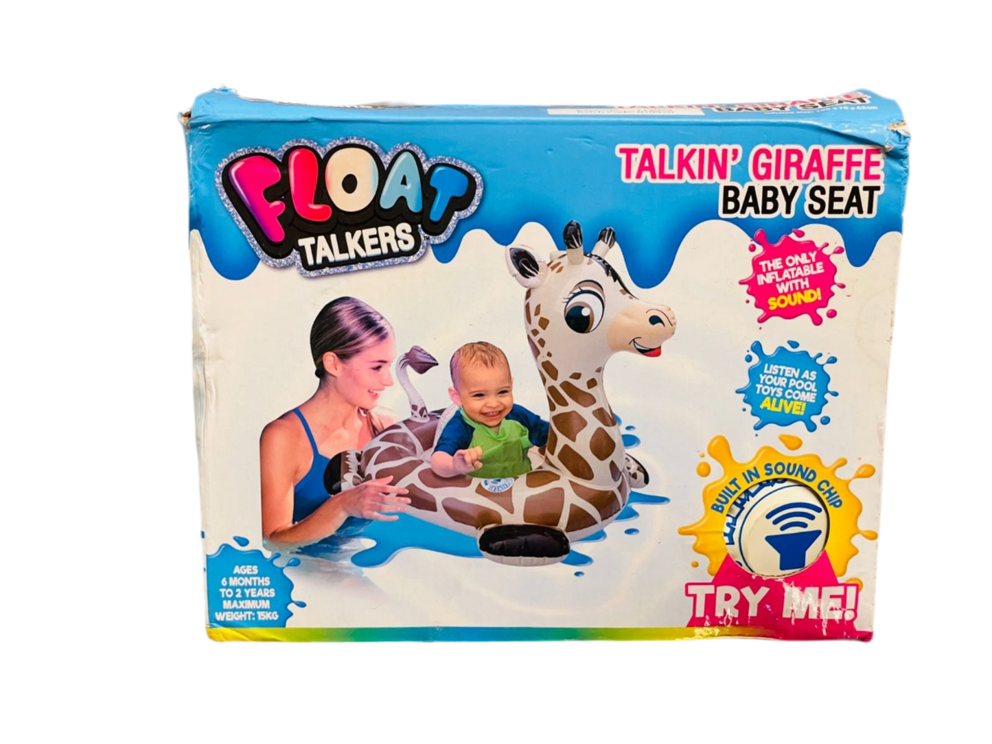 FLOAT TALKERS TALKIN' GIRAFFE BABY SEAT