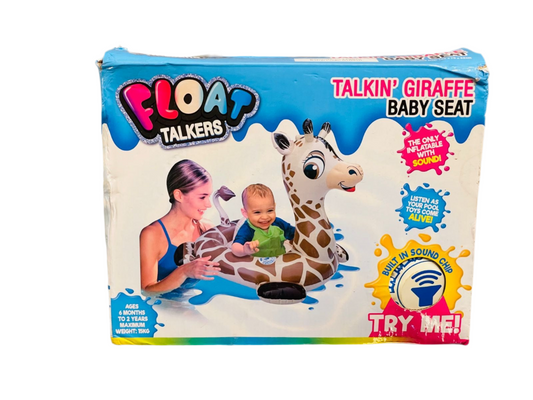 FLOAT TALKERS TALKIN' GIRAFFE BABY SEAT