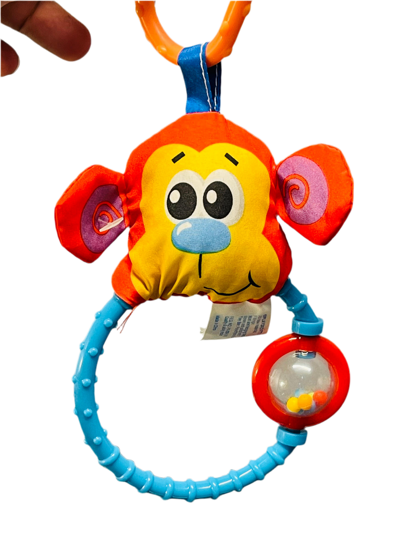 Playgro Dingly Dangly Curly the Monkey.