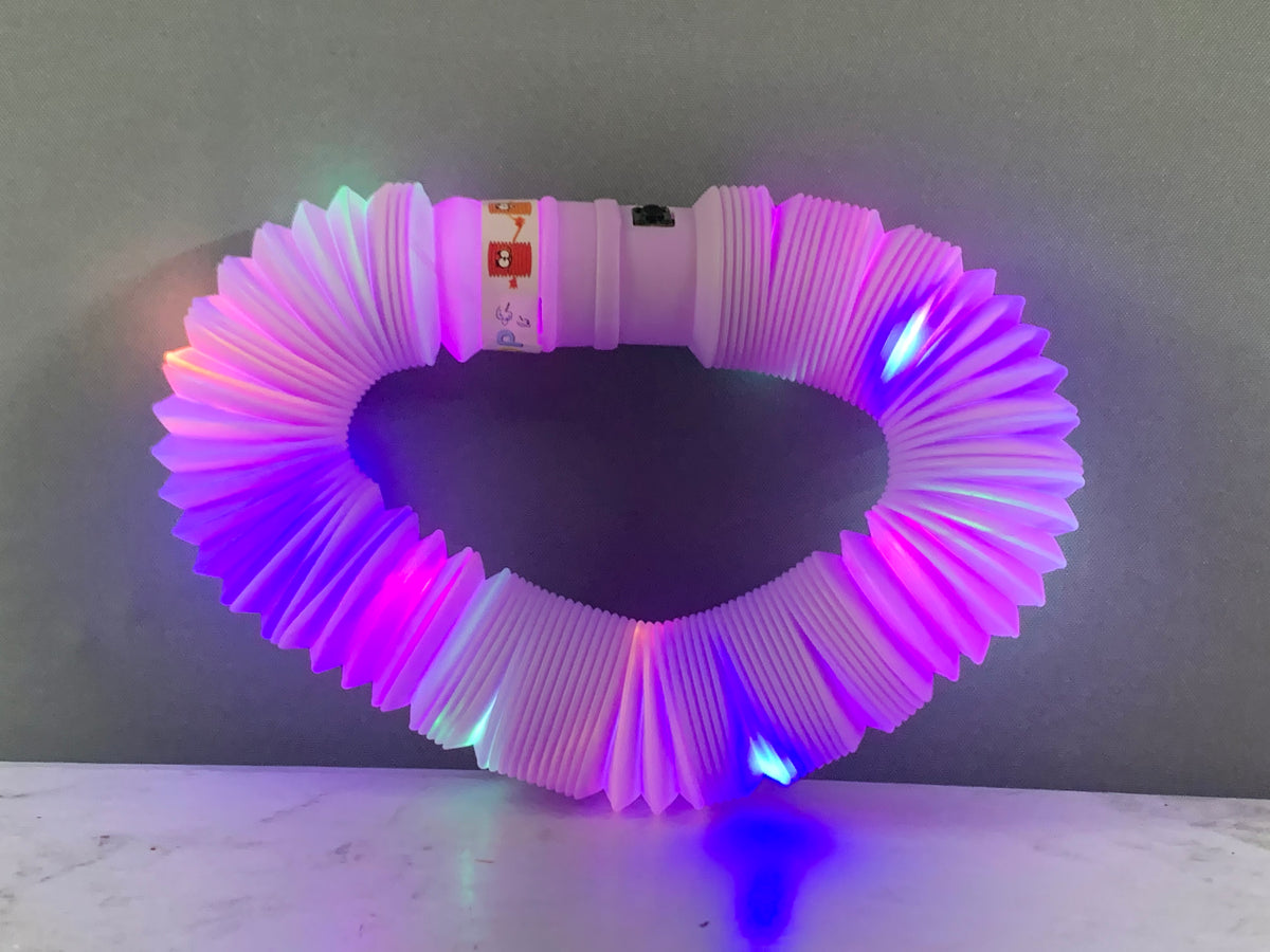 Light-Up Pop Tube Fidget Toy.(Rs 150 advance)(Assorted Colors)