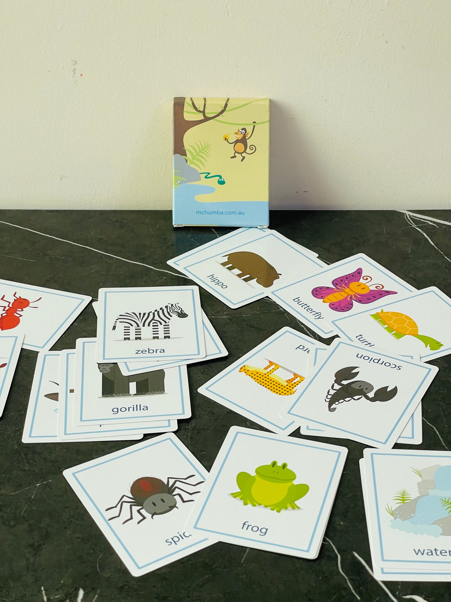 Mchumba "It's Jungle Time" Flash Cards.20 cards. SKU:BXL-110