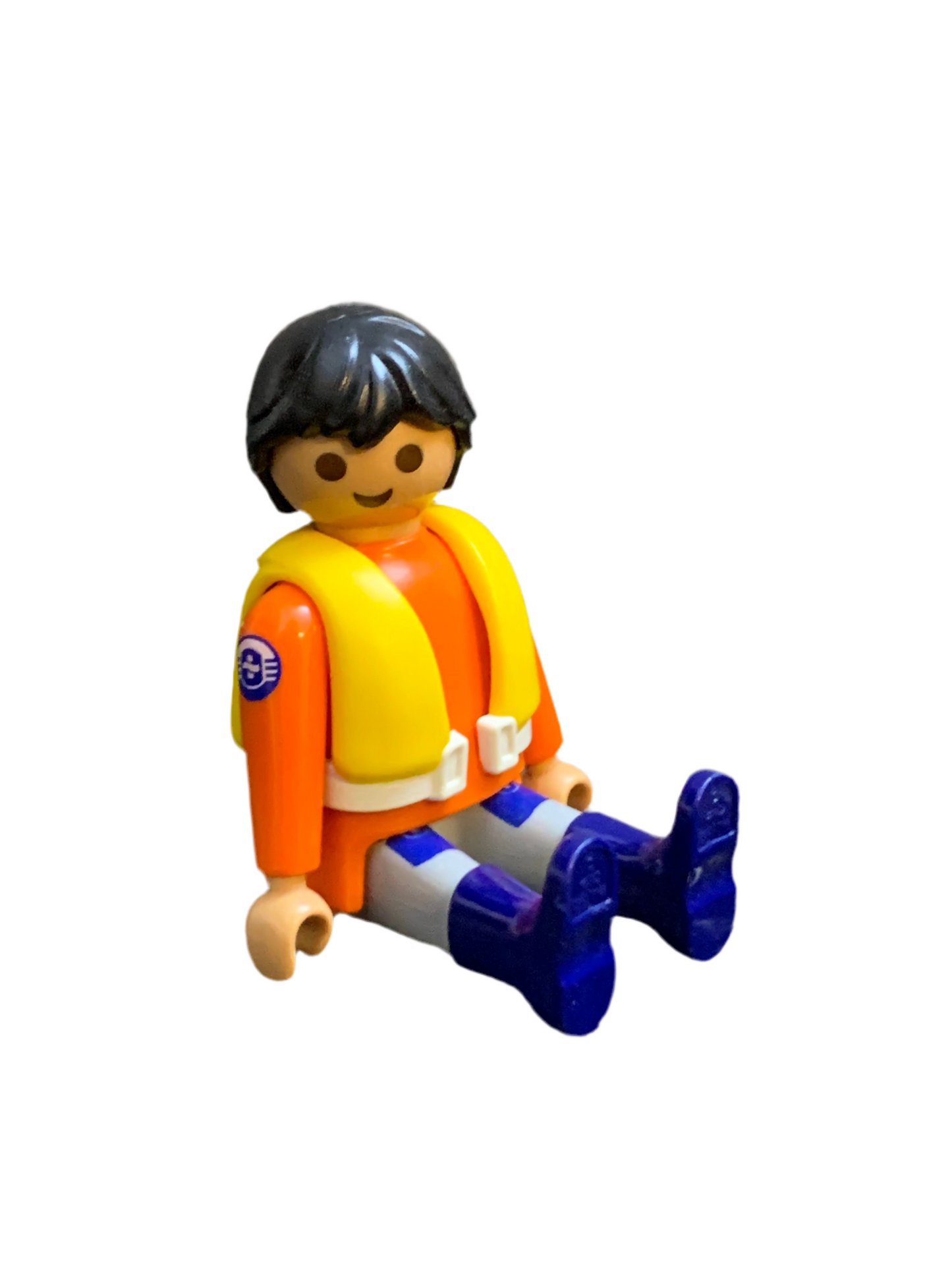 Playmobil, a coast guard or rescue worker figurine