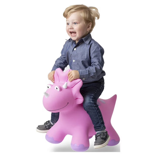 Bounce Buddies Dino: Trish the Triceratops Ride-on Inflatable Bouncer (Rs 300 advance)