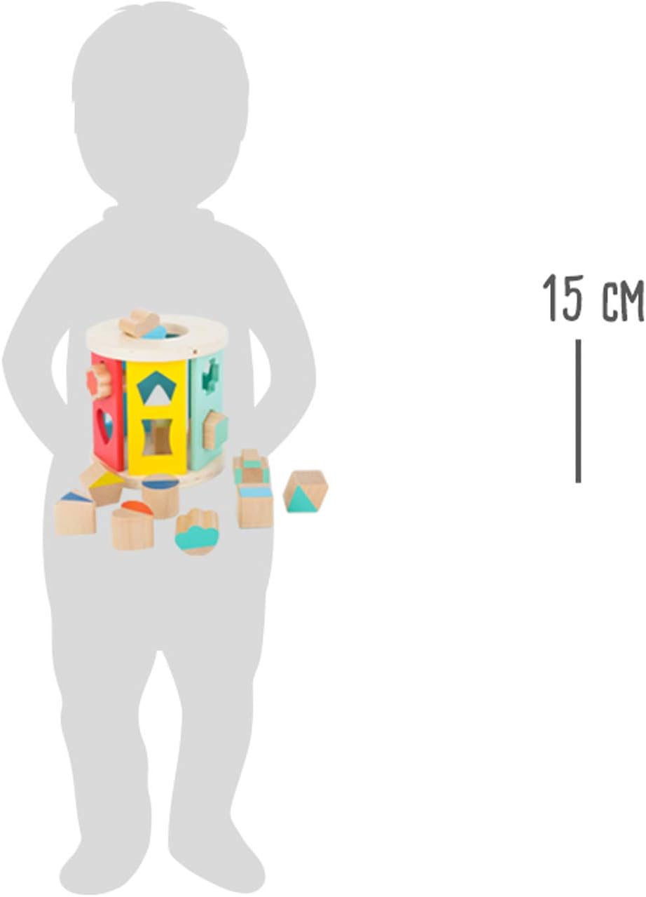 Small Foot Wooden Rolling Shape-Sorting Cube. SKU-BXL:037