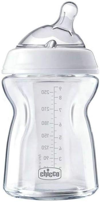 Chicco Natural Feeling Bottle Glass (250 ml) (new)