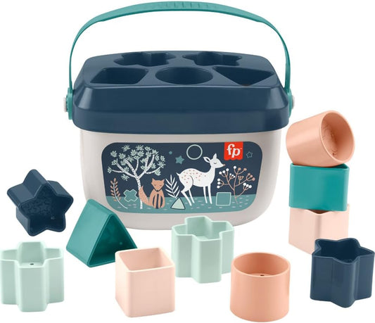 Fisher-Price Baby's First Blocks – Navy Fawn. (9 shapes available)