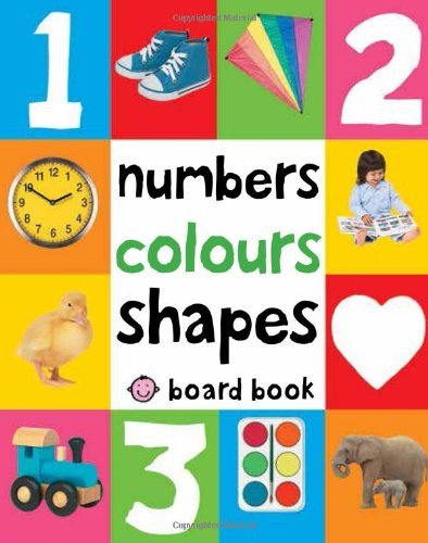 First Numbers, Colors, Shapes by Roger Priddy Board Book (Rs 200 advance)