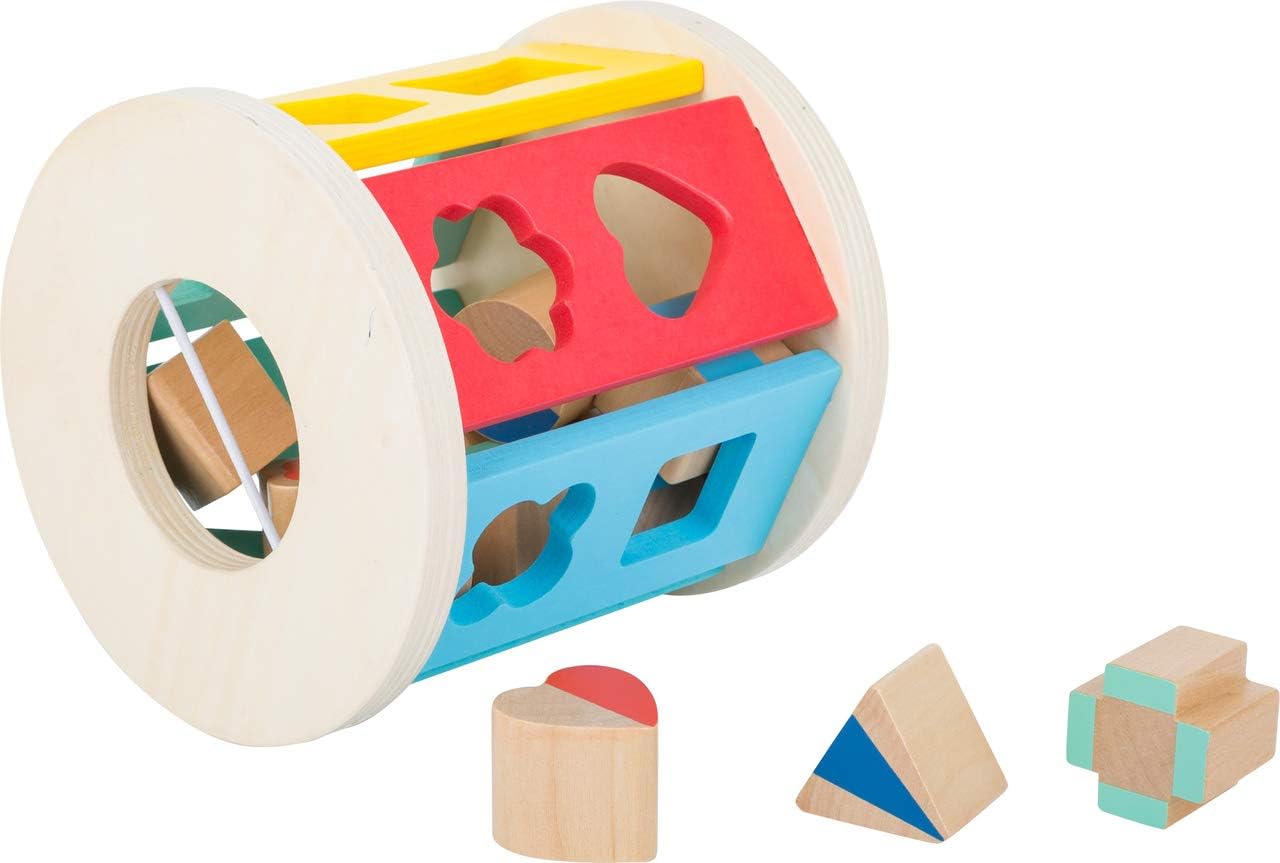 Small Foot Wooden Rolling Shape-Sorting Cube. SKU-BXL:037