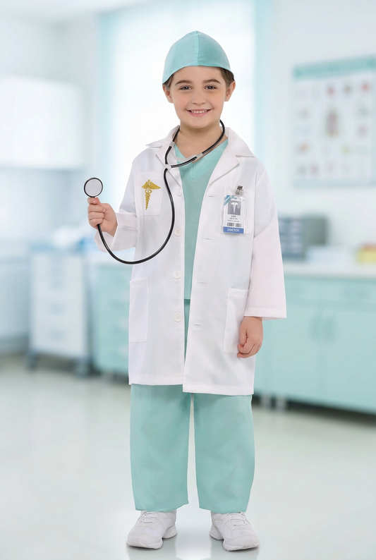 amscan - Surgeon Doctor Fancy Dress Costume. ( Rs 200 advance )(without Badge)
