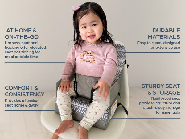 Dreambaby Grab 'N Go Portable Booster Seat. (Rs 450 advance)