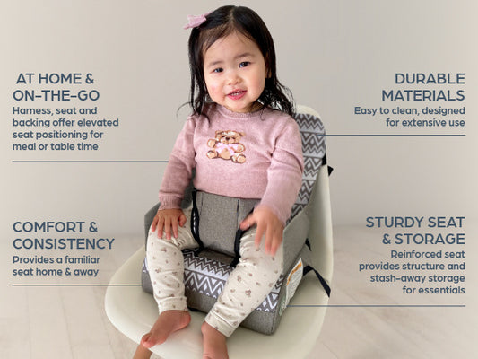 Dreambaby Grab 'N Go Portable Booster Seat. (Rs 450 advance)