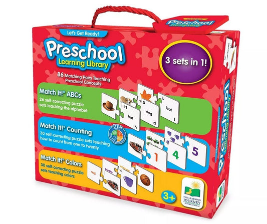 Let's Get ready! PreSchool Learning Library COLLECTION Box Set [3 Sets in 1] (Rs 250 advance)