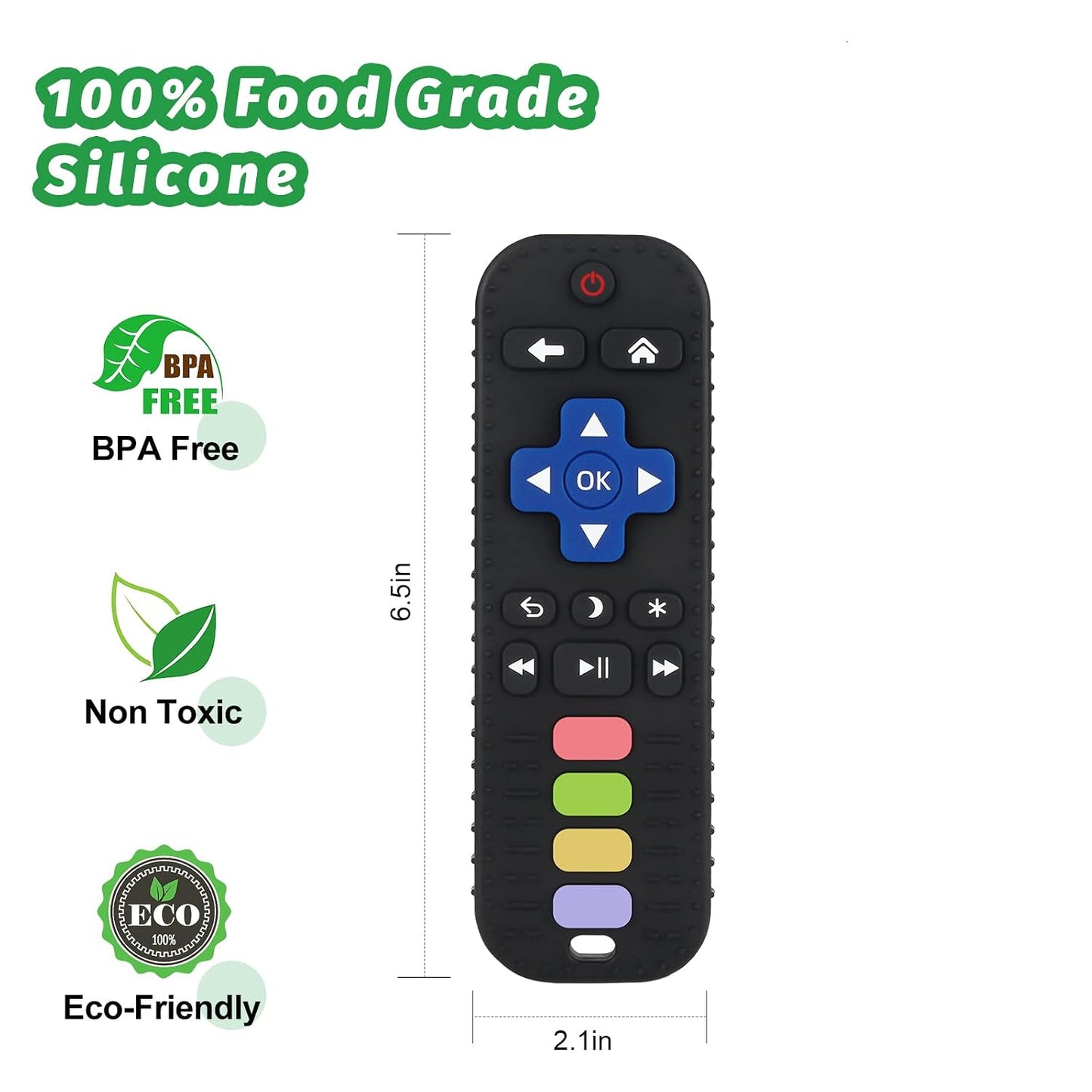 Remote Control Shape Teether Toy.