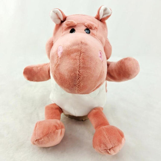 Pink Plush Hippo Hand puppet