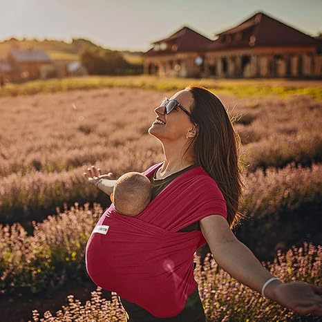 Hug-A-Bub Organic Lightweight Wrap Carrier. (Rs 1000 advance)