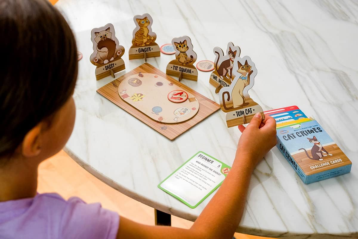 ThinkFun Cat Crimes Who's to Blame Logic Game.(Rs 200 advance)