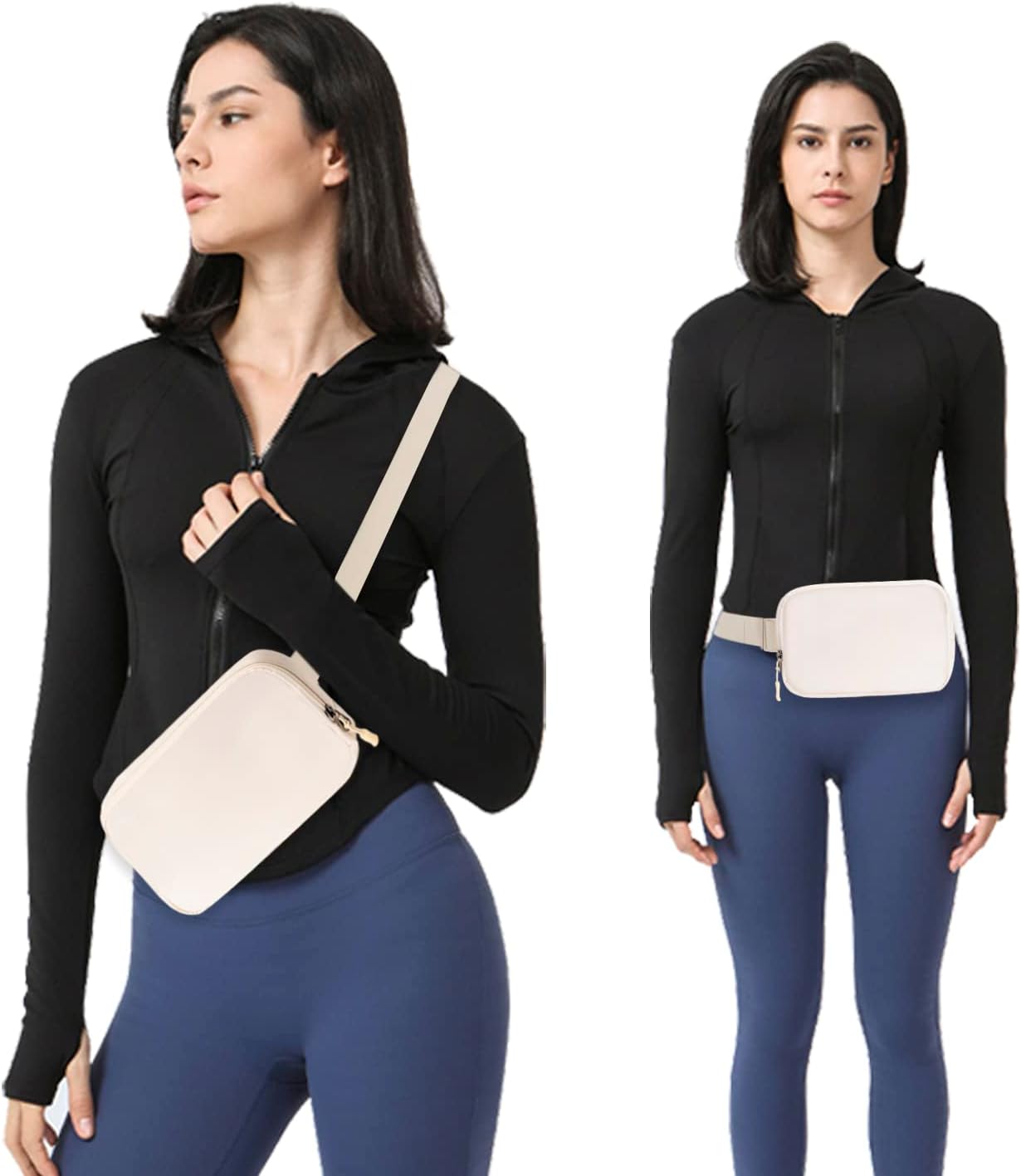 AslabCrew 2-Way Zipper Unisex Belt Bag.
