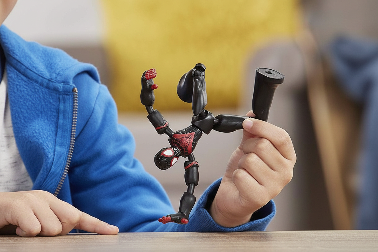 Hasbro Marvel Spider-Man Bend and Flex Miles Morales Action Figure.