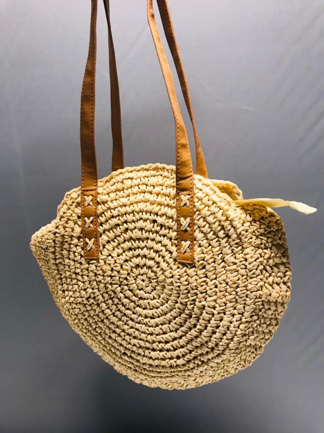 Dishykooker women straw bag