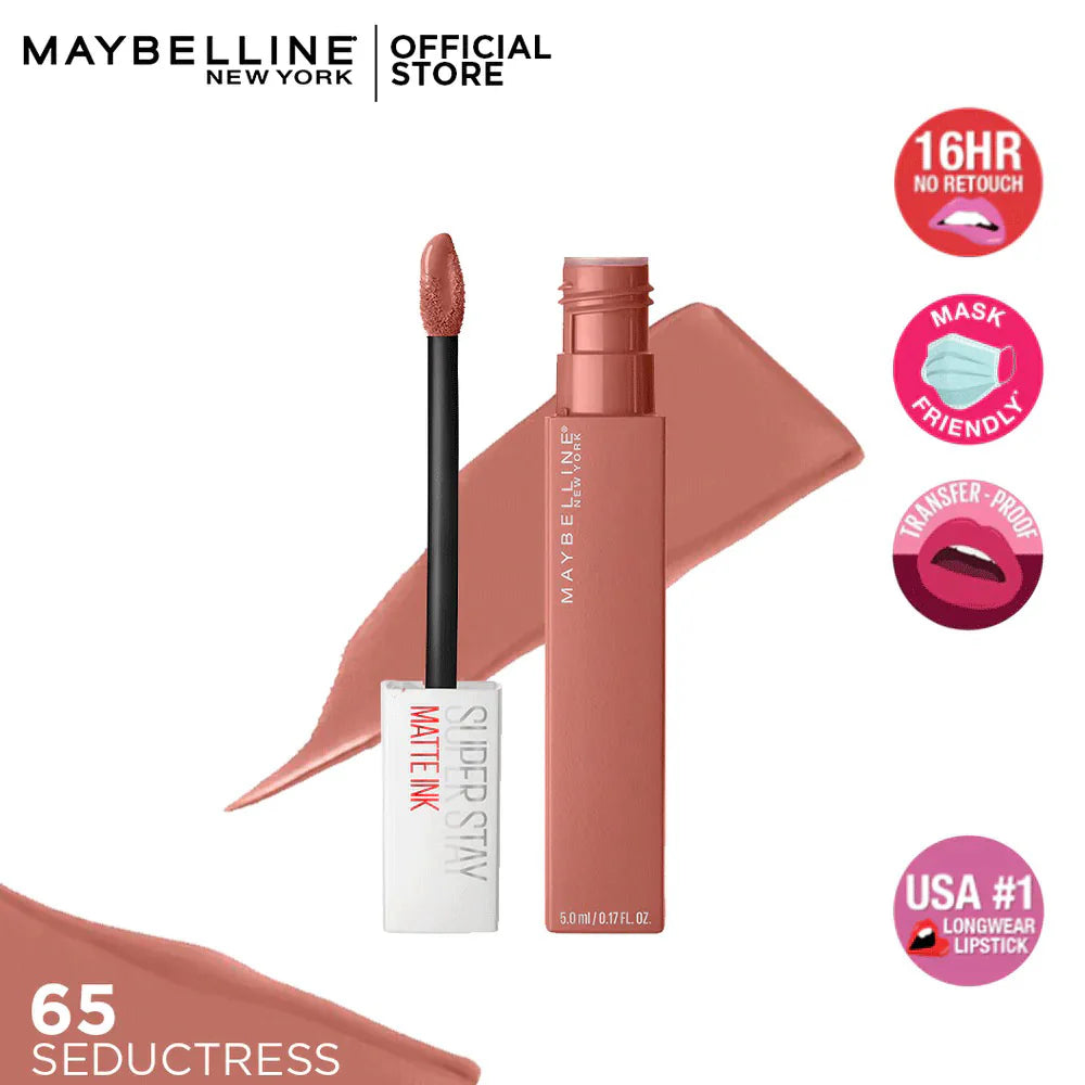 Maybelline Superstay Matte Ink Liquid Lipstick (65 Seductress)(new)