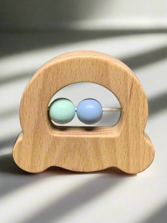 Wooden Baby Rattle.