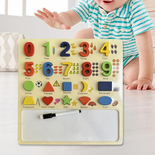 1 to 9 and 3D Shapes Numeric Toys Puzzle