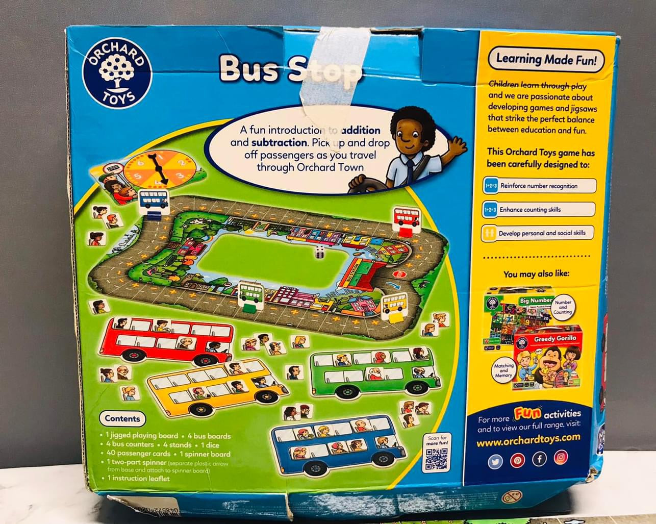 Orchard Toys Bus Stop Board Game