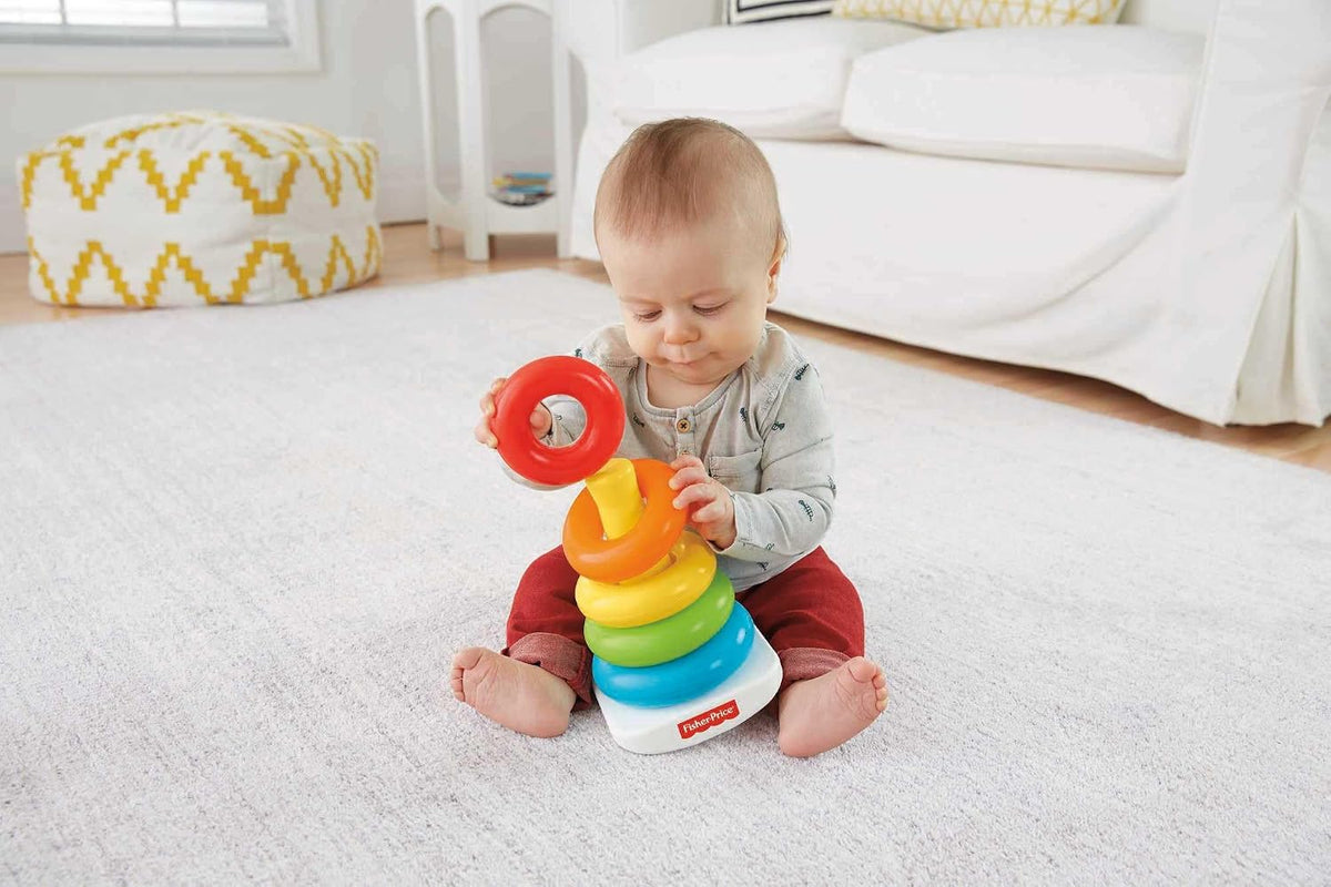 Fisher-Price Rock-a-Stack Stacking Toy. ( Rs 200 advance )