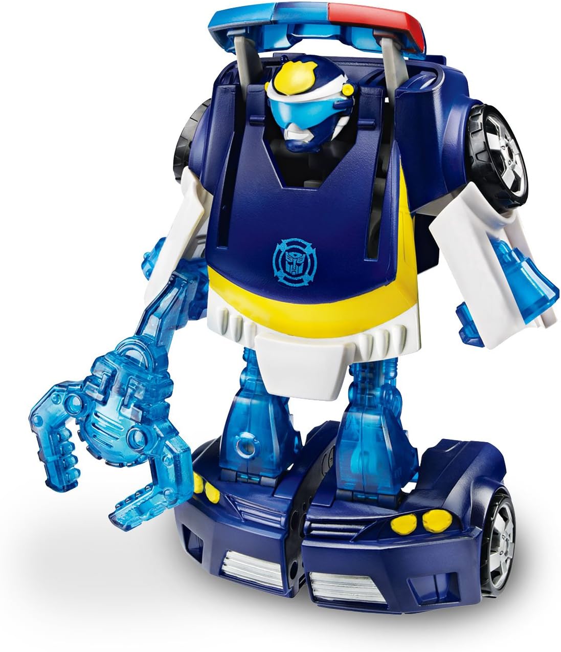 Playskool Heroes Transformers Rescue Bots Energize Chase the Police-Bot Figure.(Rs 200 advance)