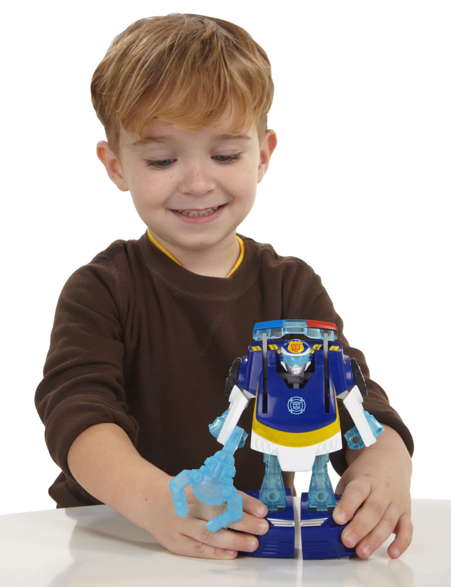 Playskool Heroes Transformers Rescue Bots Energize Chase the Police-Bot.