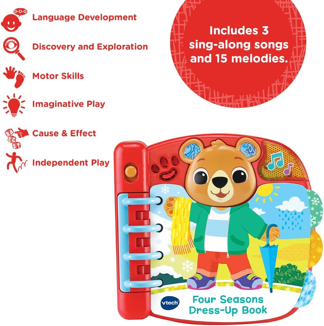 VTech Baby Four Seasons Dress-Up Book. SKU:BXL-066