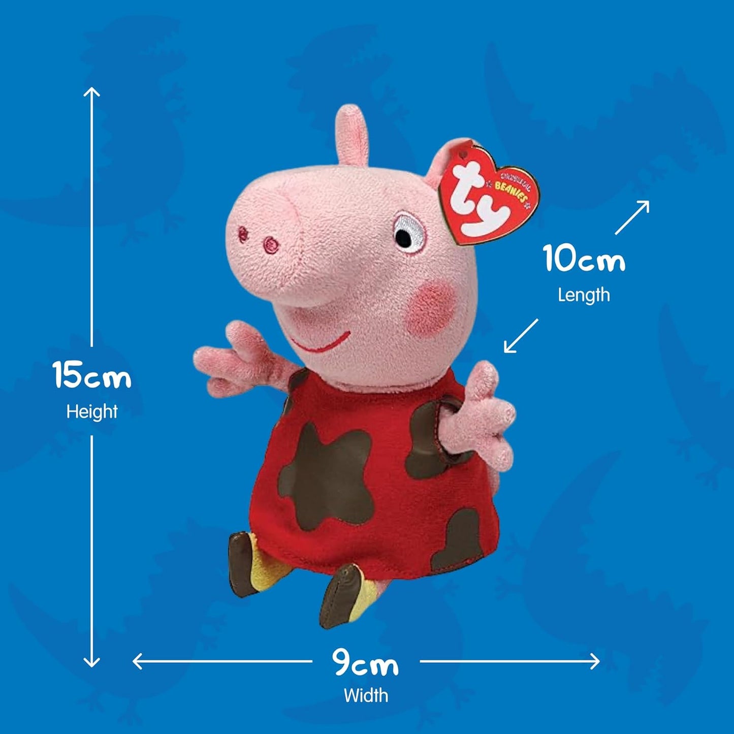 Ty Beanie Babies Peppa Pig Muddy Puddles Plush. SKU:BXL-054