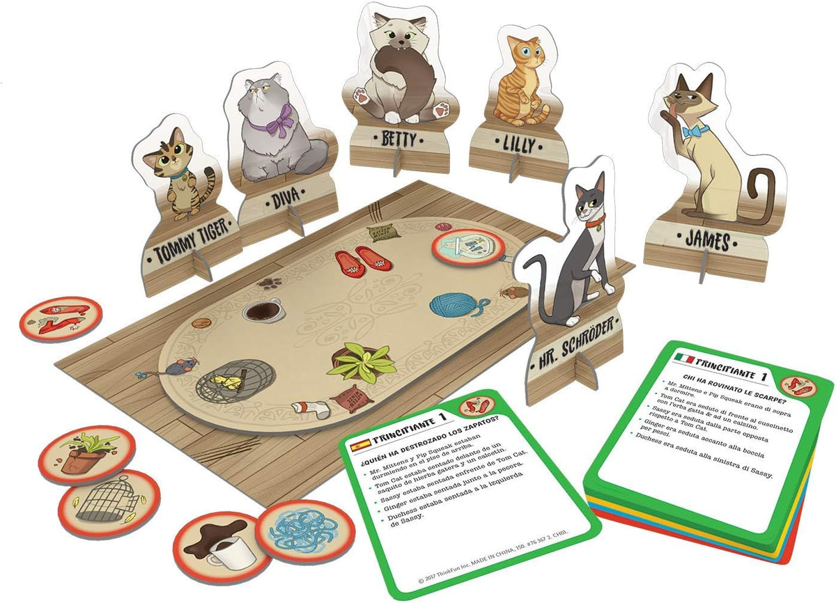 ThinkFun Cat Crimes Who's to Blame Logic Game.(Rs 200 advance)